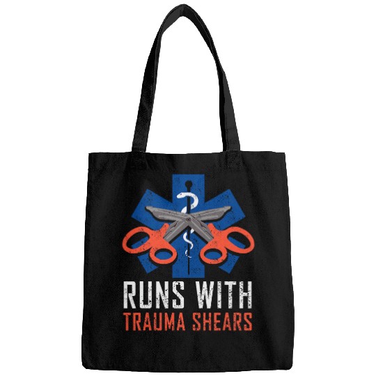 Discover Runs With Trauma Shears Gift Ambulance EMT First Aider Bags
