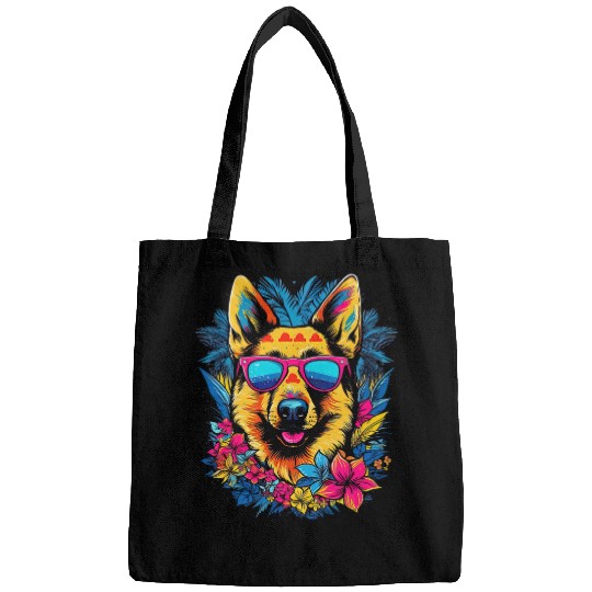 German Shepherd vintages Style 6 Bags