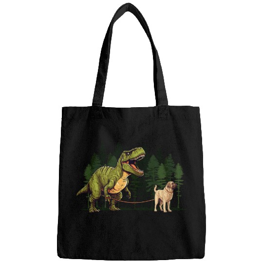 Spanish Mastiff Dinosaur TRexs Walking Funny Dog TRexs Men Bags