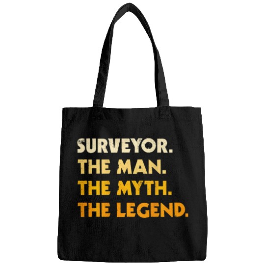 Surveyor Gifts Land Surveying Design On Back Of Clothing 10 Bags