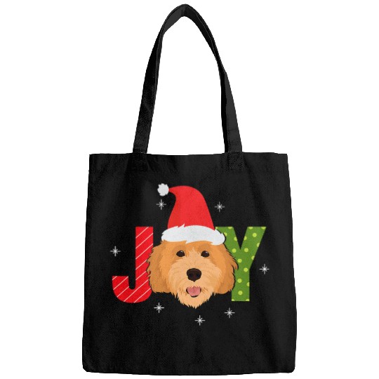Dog Goldendoodle JOY Goldendoodle & Labradoodle Christmas T-Shirt Bags