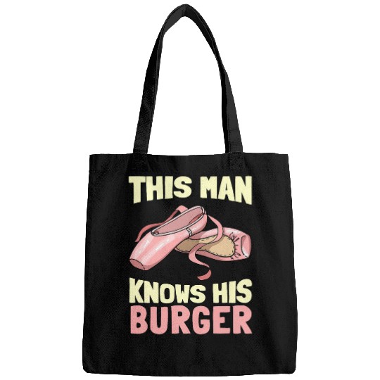 This Man Knows His Ballet Ballet Dancing Dancer Ballerina Bags