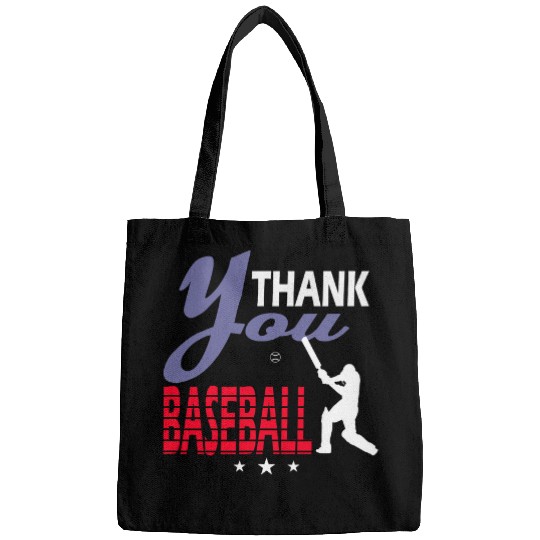 Thank You Baseball Player Baseball Lover Baseball Coach Bags