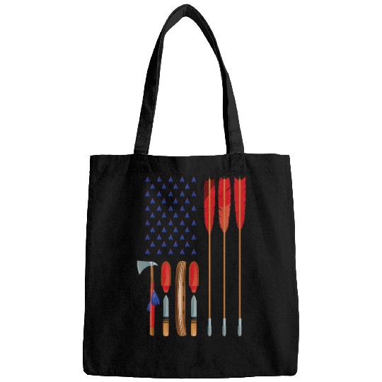 Native American Indian Pride USA Flag Indigenous Culture Bags