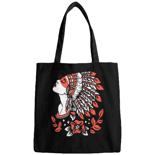 Native American Strong Indigenous Woman 6 Bags