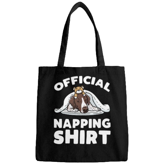 Sleeping German Shorthaired Pointer Dog 1 Bags