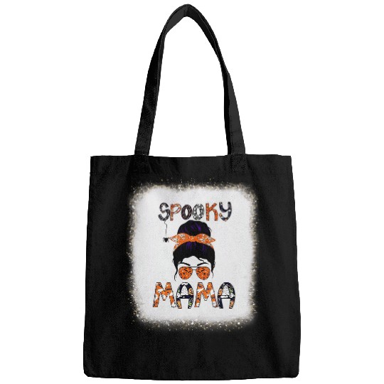Spooky Mama Boy Girl Party Scary Horror Leopard Bleached 2 Bags