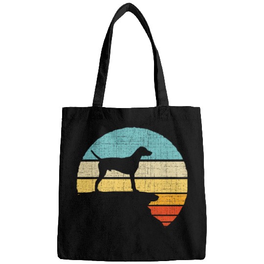 Weimaraner Retro vintages 60s 70s Dog Lover Owner Bags