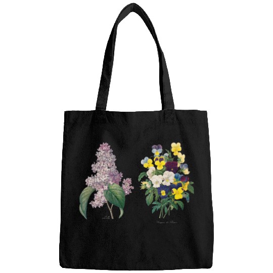 Discover Pierre Joseph Redoute Lily 2Pansy Paint Flower Gardener Bags