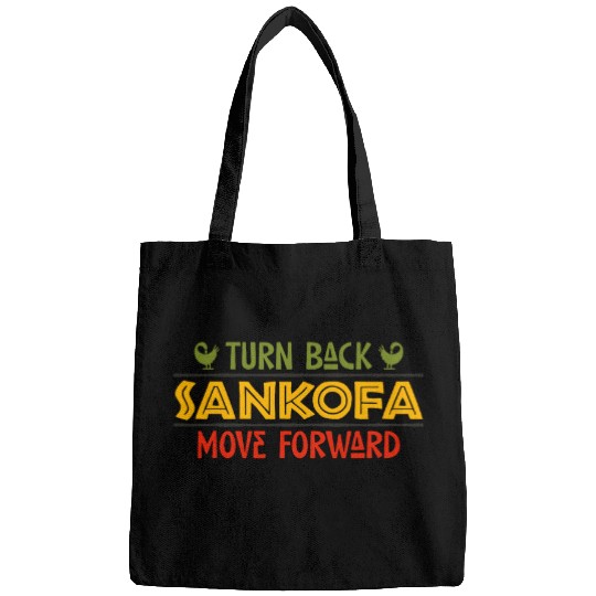 Sankofa Ghana Adinkra Black History Turn Back Move Forward Bags