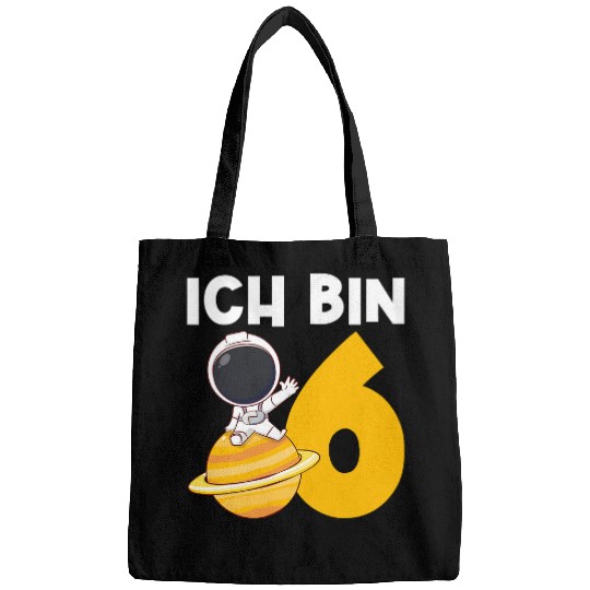 Discover Ich bin 6 6 Geburtstag Astronaut Bags
