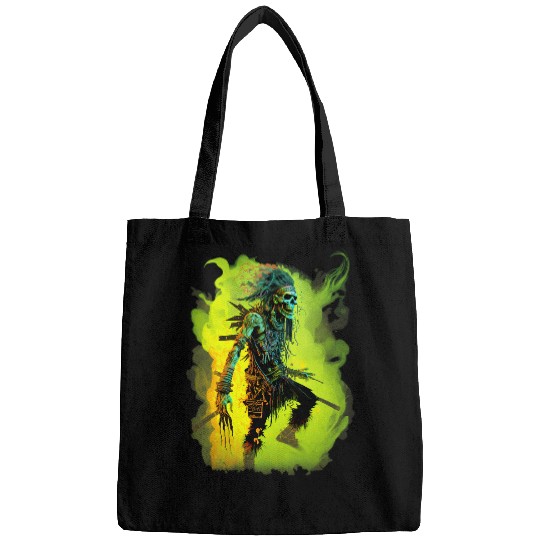 UnDeads Native American Warrior Splatter Graphic Bags