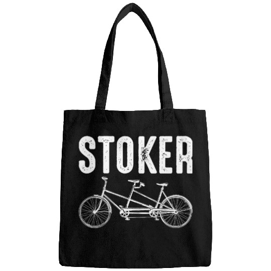 Tandem Bike Stoker Funny Couple Cycling Tandem Bike Captain Bags