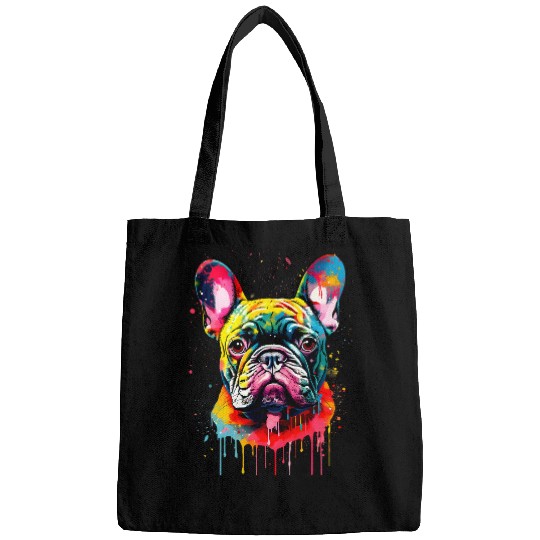 Proud To Be A Frenchie Lover Bags