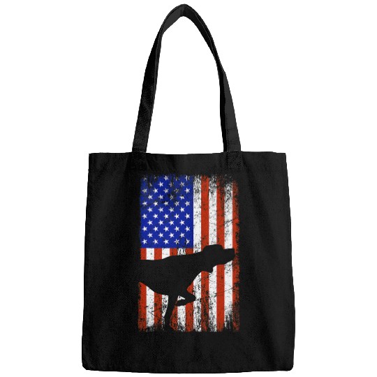 German Shorthaired Pointer Bird Hunting Dog America USA Flag Bags