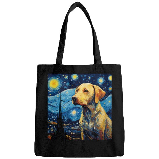 Labrador Retriever Starry Night For Dog Mom Dog Dad 1 Bags