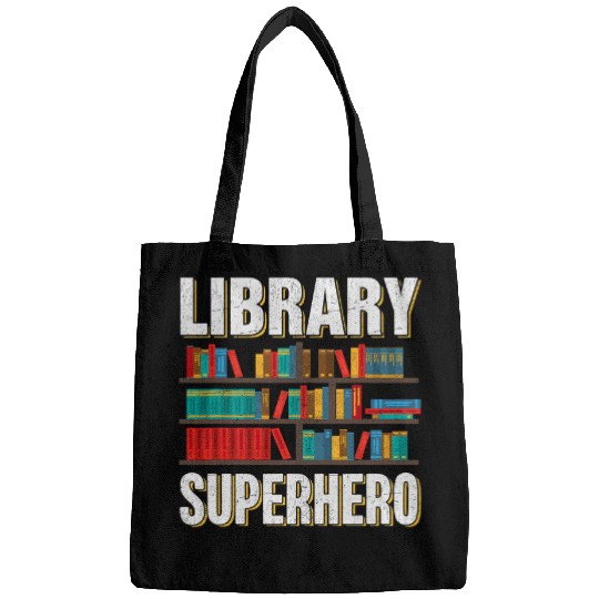 Library Superhero I Librarian Bags