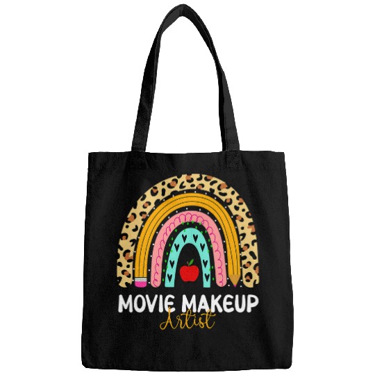 Movie Makeup Artist Rainbow News Media Production Film Bags