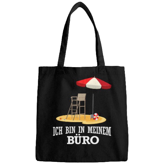 Lifeguard Sayings North Sea Baltic Sea Bathmeister Bags