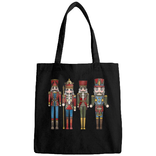 vintages Nutcracker Ballet Dance Matching Holiday Bags
