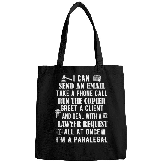 Paralegal Appreciation Legal Crew Law Attorney Assistant Bags