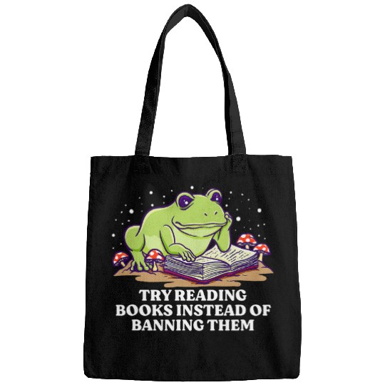 Reading Books Instead of Banning Them Bookworm Literature Bags
