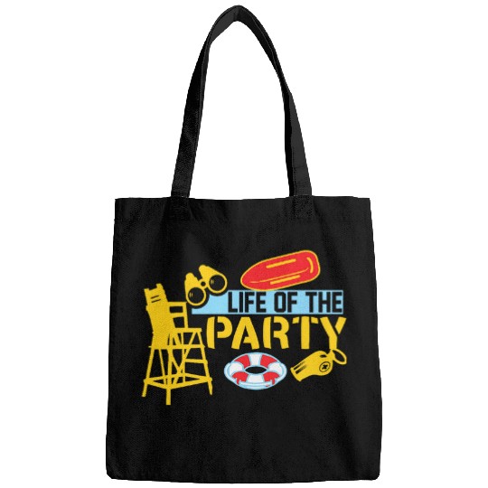 Life Of The Party Men Women Youth Lifeguard Funny Pool 21 Bags