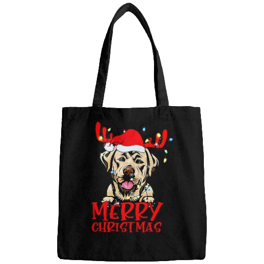 Labrador Lab Dog Merry Christmas Party Family Matching Bags
