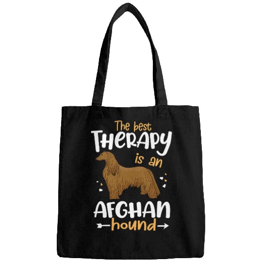 The bests Therapy Afghan Hound Dog Mom Dad Funny Gift 1 Bags