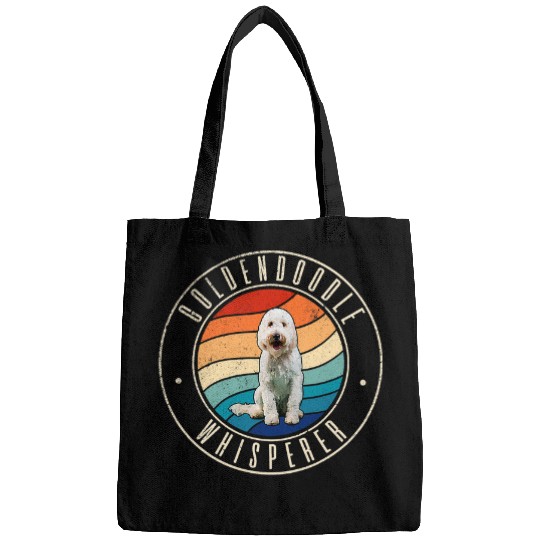 Dog Goldendoodle Whisperer T-Shirt Bags