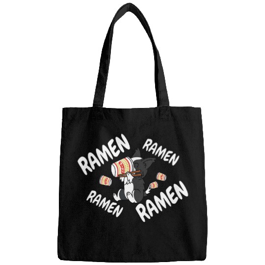 Instant Ramen Border Collie Dog Bags