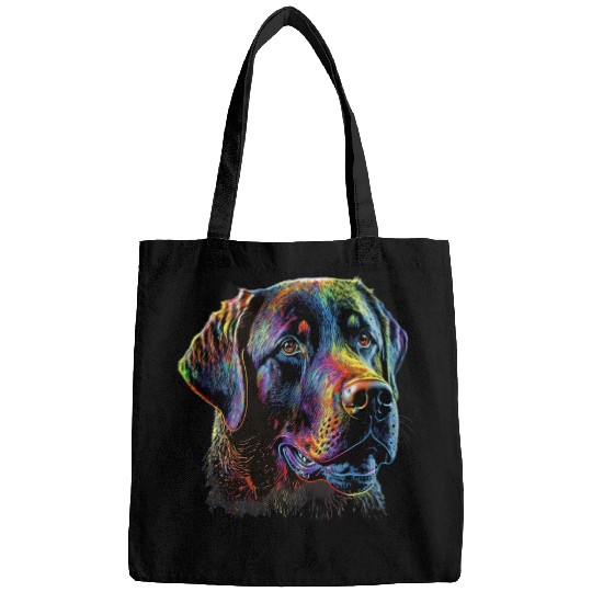Labrador Lab Dog Lover Splash Graffiti Art Pet 663 2 Bags