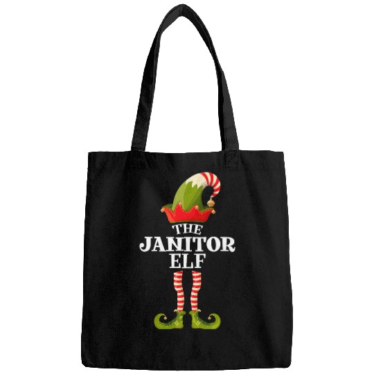 The Janitor Elf Funny Christmas Group Matching Family Bags
