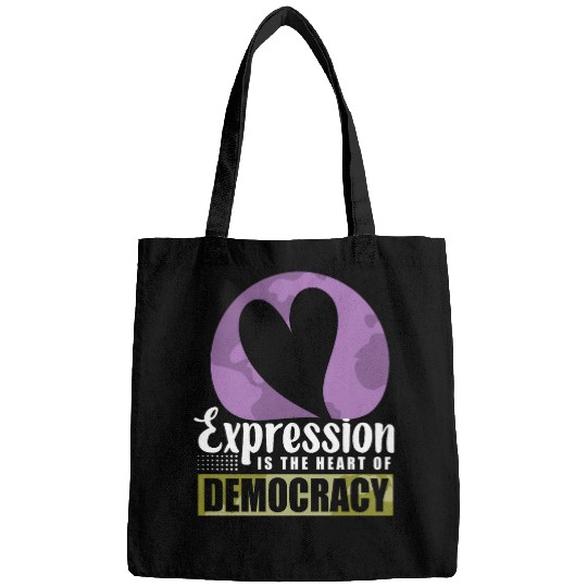 Lovable Pleasant Democracy Quote Bags