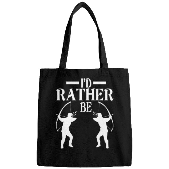Id Rather Be Archery Bags