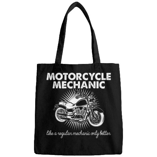 Motorcycle mechanic regulate but better hilarious design Bags