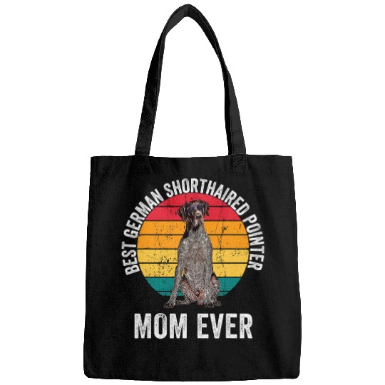 GSP Mom vintages German Shorthaired Pointer Mom Dog Lover Fun Bags