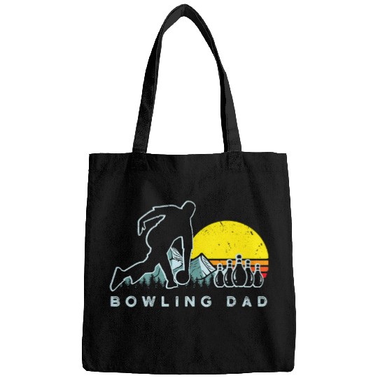 Retro Bowler Dad Bowling vintages Bowling Coachs League Team 21 Bags