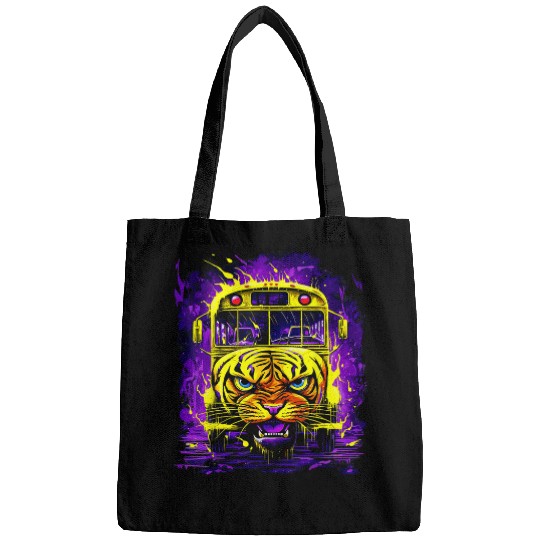 School Bus Driver Art 22 Bags