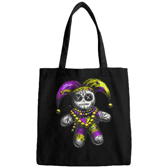 Mardi Gras Witch Doctor Goth Women Men Voodoo Doll Bags