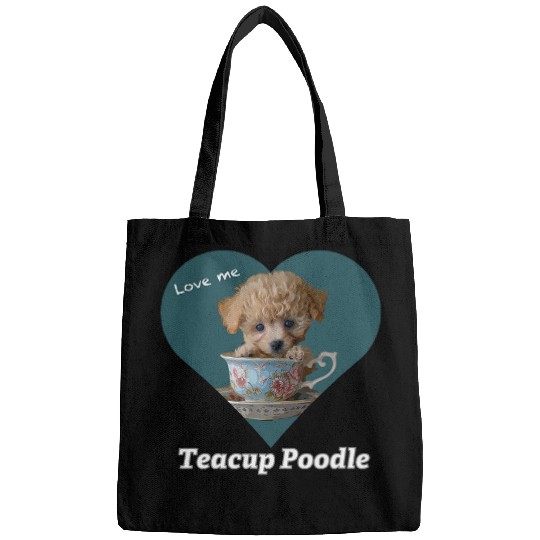 Love me Teacup Poodle Bags