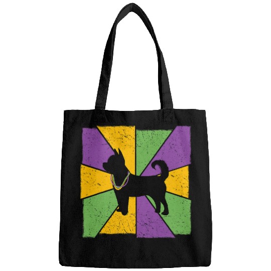Mardi Gras Chihuahua Lover Chihuahua Dog Owner Mardi Gras Bags