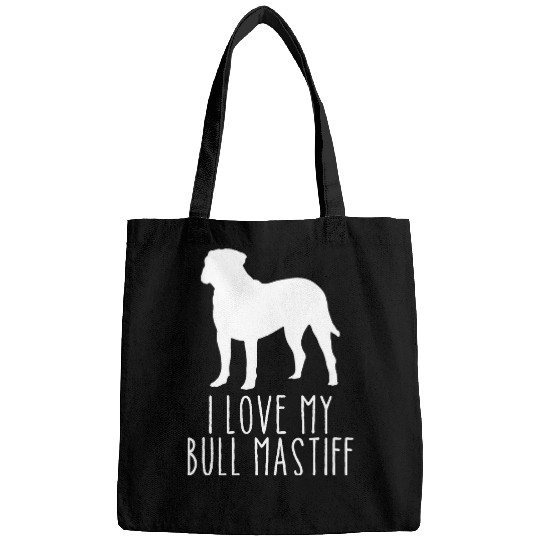 Love My Bull Mastiff Dog Breed Bull Mastiffs Bags