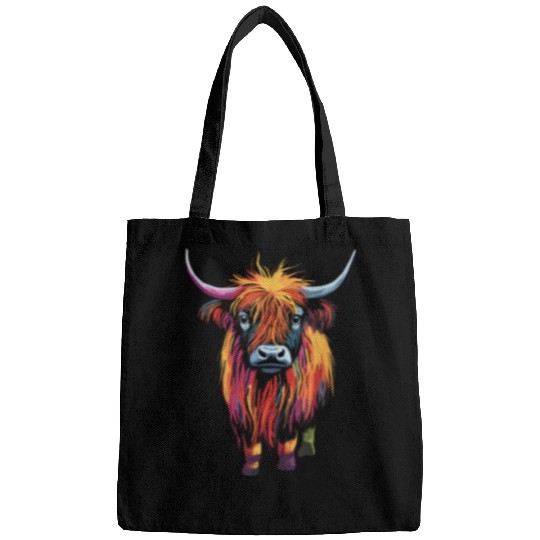 Highland Cow Cattle Hairy Animal Print Breeders Farm Farmer 24 Bags