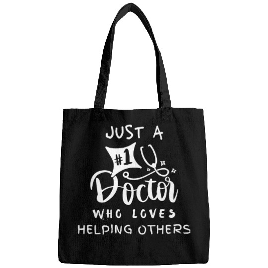 just a doctor who loves helping others Bags