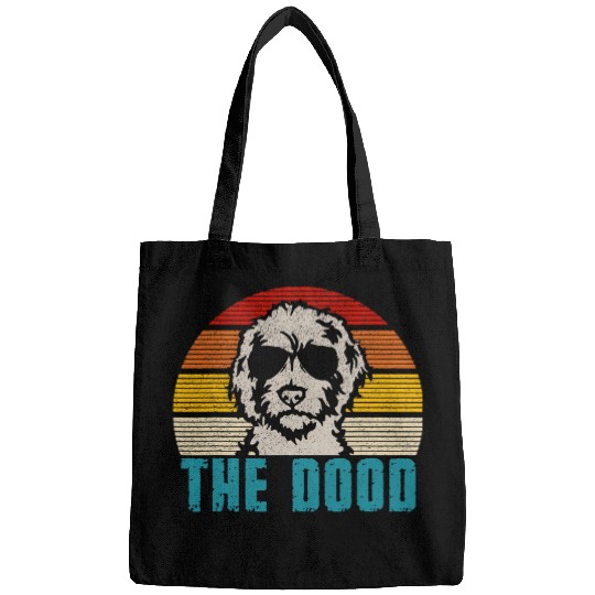 Dog Goldendoodle Vintage Goldendoodle The Dood Retro Dog Bags