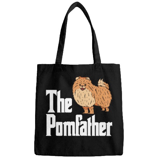 The Pomfather Pomeranian Daddy Pom Dog Lover Pomsky Owners Bags