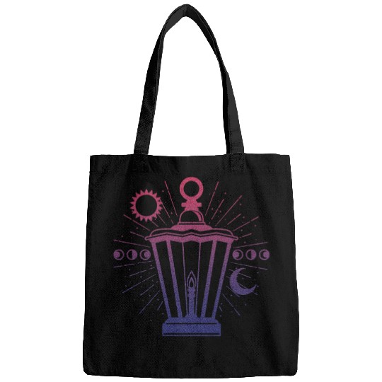 Lamp Mystical Celestial Pattern Astrology Numerology Art Bags