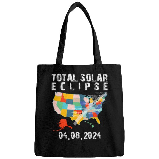 Total Solar Eclipse 2024 Map North America Astronomy Bags