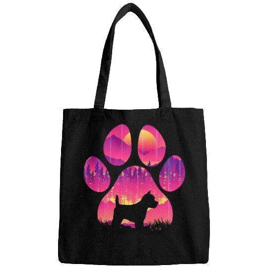 West Highland White Terrier Westie Paw Mom Dad Dog Lover Wom Bags